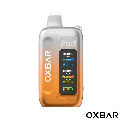 Cinna Toast Munch – Oxbar Ice-Nic Control 35K Disposable rechargeable vape with cinnamon cereal flavor and adjustable nicotine control.